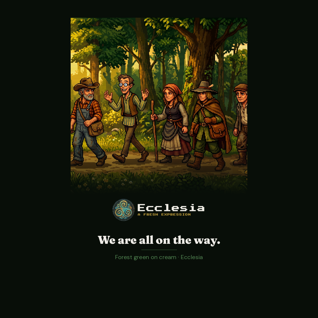 Pilgrims walking — Ecclesia Community